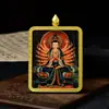 Colgante Thangka de Xizang Collar de las Ocho Deidades Guardianas Collar de Aleación Caja de Joyería Ga'U Colgante