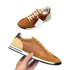 Sapatos BC Masculinos de Couro Genuíno Retro Alemão de Treinamento Forrest Gump Suede Patchwork Cano Baixo Casuais para Skate Leves Versáteis Sapatos Masculinos