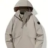 Chaqueta con capucha transpirable de fábrica lista para envío transfronterizo para primavera y otoño, adecuada para montañismo, deportes, ocio y actividades al aire libre, cortavientos 3 en 1