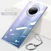 Funda para teléfono móvil Huawei mate30pro para 5G ultrafina transparente edición limitada para hombre y mujer pantalla curva sin marco personalidad