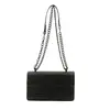 Bolso de Hombro Transfronterizo de Moda con Patrón de Cocodrilo, Bolso Cuadrado Pequeño Retro Europeo y Americano con Cadena, Bolso Cruzado Elegante y Versátil para Mujer