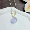 Joyería de Moda al por Mayor Directamente de la Fuente: Colgante de Bolsita de Dinero de Piedra Ojo de Gato, Nuevo Estilo Chino Bolso de la Suerte de Piedra Preciosa y Cristal