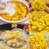 [Vacío] Granos de Maíz Dulce 80g Listos Para Comer Bajo en Grasa Fruta Maíz Comida Fitness Reemplazo de Comida Comida Ligera Carbohidratos Lentos