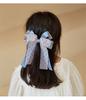 Accesorios para el cabello para niños, venta al por mayor, material coreano, hilo de lunares, lazo, horquilla, clip superior, tocado ET83