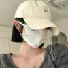 Combinação de Chapéu com Peruca Curta para Mulheres, Boné de Baseball Urso com Cabelo Humano Realista, Estilo Coreano Versátil Influenciador de Moda Emagrecimento