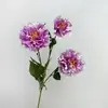 Novo Modelo Flor de Peônia Artificial de 3 Cabeças Flor Falsa Decoração de Sala de Estar de Casa Armário de TV Decoração Floral de Casamento Transfronteiriço
