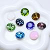 Cristal Dongzhou 27mm Gema Flor Fundo Pontiagudo Diamante Redondo Alta Transparência Flash Cristal K9 Lote Inteiro Acessórios de Joalheria DIY Fabricante