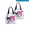 Bolsa de almoço com elemento impresso coolomi kuromi, bolsa de gelo portátil para estudantes do ensino fundamental, novo anime periférico transfronteiriço