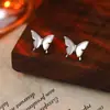 Pendientes para Mujer Aguja de Plata S925 Artefacto para el Cuidado del Oído Pendientes de Nicho Estilo Bosque Mini Pendientes Elegantes Versátiles Joyería