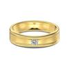 Anillo de plata de ley S925 estilo INS para mujer, diseño simple redondo con adorno de diamantes, personalidad versátil, anillo grueso de alta gama