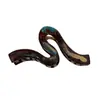 Pinza para el pelo de pintura al óleo retro estilo coreano pintada a mano, una pinza de tiburón sofisticada y elegante para la parte trasera de la cabeza, accesorio para el cabello