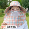 Sombrero de Pescador de Ala Ancha Estilo Coreano de Verano para Mujer, Sombrero de Protección Solar de Nuevo Estilo para Trabajar en el Campo, Fabricante de Sombreros de Sol para Sombrear al Aire Libre en la Costa