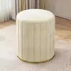 Banqueta de Maquiagem ins Rede Vermelha Banqueta Redonda Quarto Moderno Minimalista Armazenamento Cadeira de Maquiagem Banqueta Baixa Banqueta de Toucador