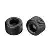 Parafuso sextavado de aço carbono para bujão de óleo conjunto de bujões de parafuso cabeça de parafuso de bujão garganta de bujão rosca fina 1/8" 1/4" 3/8" M6 M8