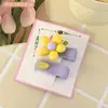 Presilhas de cabelo florais frescas para primavera e verão, presilhas fofas e versáteis para franja, presilhas jacaré decorativas e femininas, acessórios de cabelo atacado