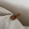 Presilha de Cabelo Fofa Doudou Cor Macaron para Franja Lateral de Menina Nova Presilha de Bico de Pato de Alta Qualidade Acessório de Cabeça