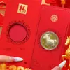 Pegatinas Doradas para Teléfono Móvil del Año del Caballo con Sobres Rojos, Regalos de Año Nuevo, Pequeños Regalos, Souvenirs Culturales y Creativos del Año del Caballo, Artículos para Puestos del Festival de Primavera