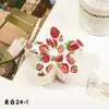 Qiyue transfronteiriço Europa e Estados Unidos impressão UV grampo de cabelo bauhinia flor de ovo clip de tubarão clipe de flor moda criativa atacado