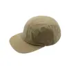 Boné de Baseball Liso de Aba Curta com Cinco Painéis e Efeito de Flocos de Neve Lavados com Areia, Boné de Skate Transfronteiriço para Primavera/Verão, Boné Bico de Pato Original Casual