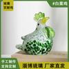 Zibo Enfeites de Vidro Artesanato Boneca de Legumes Frango Boneca de Frango Picante Repolho de Vidro Frango Enfeites Criativos Presente