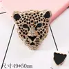 Fivela de sapato anel de dedo leão retrô gema elefante cabeça de leopardo acessórios diy roupa bolsa liga Acessórios Atacado