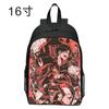Venta al por mayor Nueva mochila escolar estampada de ataque a los titanes periférico de anime de dibujos animados mochila de grado 12 entrega de una pieza