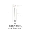 Colgante de Plata de Ley S925 Rosca Vacía Perla de Cristal Hecho a Mano con Cuentas Colgante de Joyería DIY Accesorios de Plata