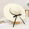 Sombrero de Paja de Verano Sombrero para el Sol para Mujer, Sombrero con Protección Solar para Vacaciones en la Playa, Sombrero de Sol de ala Ancha para Exteriores, Sombrero Dulce, Venta al por Mayor