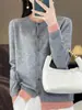 Cárdigan de punto falso de dos piezas para mujer, suéter de bloques de color estilo francés, moderno y lujoso, en capas, adelgazante, colores contrastantes