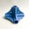 Conectores de Tubería de Acero de Tres y Cuatro Vías Cama de Estudiante Cama de Manualidades Cubierta para Poste de Mosquitero Adecuado para Tubería Redonda de 19 mm Piezas de Plástico