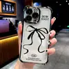 Adecuado para iPhone 17 Pro Max, funda de teléfono electrochapada con lazo, funda suave anti-caída de cuatro esquinas de cobertura total para Apple 16/15