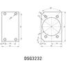 Instalación de Conversión de Tornillo de Bola Bloque de Tuerca DSG Rodamiento de Soporte de Tornillo de Tuerca Fija 3205 2505 2005