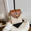 Bolso cruzado de hombro suave con textura de moda vintage 2026 primavera/verano versátil ins nicho bolsa para teléfono versión coreana para mujer