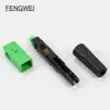 Conector rápido de fibra óptica SC/ECC Conector en frío Conector de fibra óptica empotrado Conector de banda ancha para radio y televisión de grado telecom