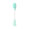 Pincel para Máscara Facial de Aplicar com Cerdas Macias que Não Caem, Pincel de Maquiagem Facial Dupla Face de Silicone Portátil para Viagem, Ferramentas de Beleza Atacado