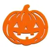 Atacado Porta-copos de Aranha e Abóbora para Halloween Feltro Antiderrapante Isolamento Decoração de Mesa para Festa de Feriado Fabricante de Origem