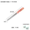 Cuchillo para Pan de Acero Inoxidable con Mango de Madera Cuchillo Dentado Cuchillo para Rebanar Pastel Pan Baguette Sándwich Cuchillo Europeo para Cortar Pan