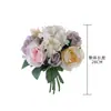 Liquidação com 90% de Desconto Flores Artificiais de Rosa Fabricante Flores Artificiais Plantas Verdes Atacado Decoração de Casamento Artesanato Estilo Ins Transfronteiriço