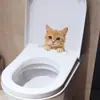 Diversão Transfronteiriça-F1070 Gato Fofo Realista Sala de Estar e Sala de Jantar Decoração de Fundo Adesivos de Parede Atacado Removível