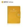 Portapasaportes de cuero con hebilla de avión dorada transfronteriza, protector de pasaporte engrosado, estuche para documentos y pasaporte de cuero PU