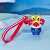 Figuritas de llavero de goma blanda de anime de dibujos animados, colgantes para mochila, accesorios para bolsos, pequeños adornos, al por mayor en stock para tiendas