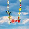 Chica Peculiar ~ Diseño Nicho de Verano Versátil Ins Nuevo Collar de Cuentas Colorido Dálmata para Viajero con Bloques de Color