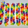 24 Pares de Coronas de Flores de Tela de Poliéster Engrosada de 6 cm de Diámetro y 100 cm de Longitud para Fiestas Navideñas, Bailes, Coronas de Flores Coloridas Hawaianas