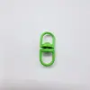 Accesorios de joyería diy color de pintura ocho hebilla giratoria universal anillo de conexión llavero anti-nudo hebilla para perro colgante