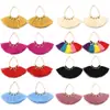 Pendientes de Aro Metálico con Borla de Abanico de Colores Accesorios para el Cabello Accesorios Colgantes Hechos a Mano DIY Colgante para Llave Colgante Pequeño