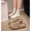 Chinelos Versáteis com Biqueira Fechada para Mulheres, Novo Modelo 2026, Estilo Preguiçoso, Sola Macia, Confortáveis, Sola Grossa, Antiderrapantes, Meio Chinelos com Biqueira Fechada Estilo Birkenstock