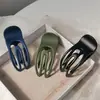 Novo Presilha de Cabelo Fosca Estilo Coreano Moda Simples Elegante Presilha de Cabelo Multicolorida Presilha para Rabo de Cavalo Alto