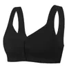 Sujetador Simple y Práctico de Talla Grande con Cuatro Botones Delanteros, Tallas 36-46, Ropa Interior Cómoda Tipo Chaleco sin Aros para Personas de Mediana Edad y Mayores