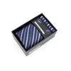 Set de Regalo de Corbata para Hombre, Corbata de Gama Alta, Corbata de Poliéster Seda Bordada, En Stock, Personalización de Logo, Corbata Atada a Mano