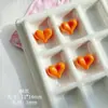 Corazón Gordo Acrílico Agujero Recto Dopamina Cuentas Hechas a Mano Material para Cadena de Teléfono Móvil Pulsera Accesorios de Joyería DIY
